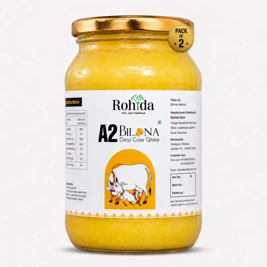 A2 Desi Cow Bilona Ghee - 2L