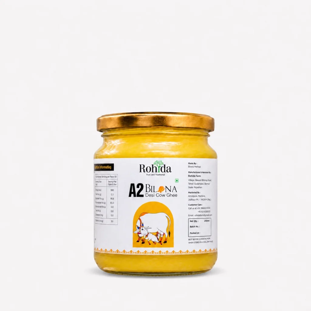 A2 Desi Cow Bilona Ghee - 350ml