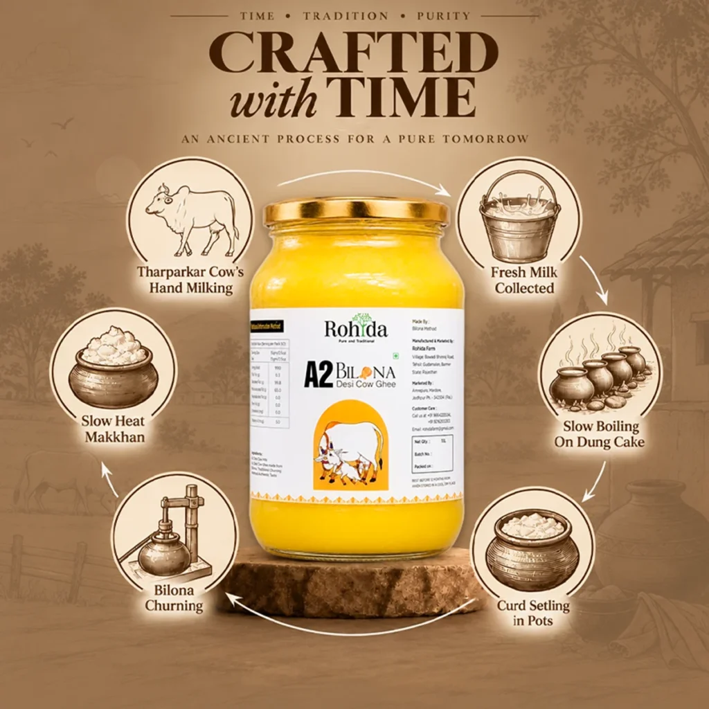 A2 Desi Cow Bilona Ghee - 2L
