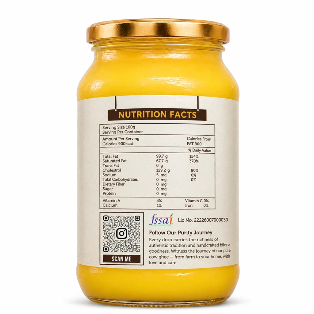 A2 Desi Cow Bilona Ghee - 350ml