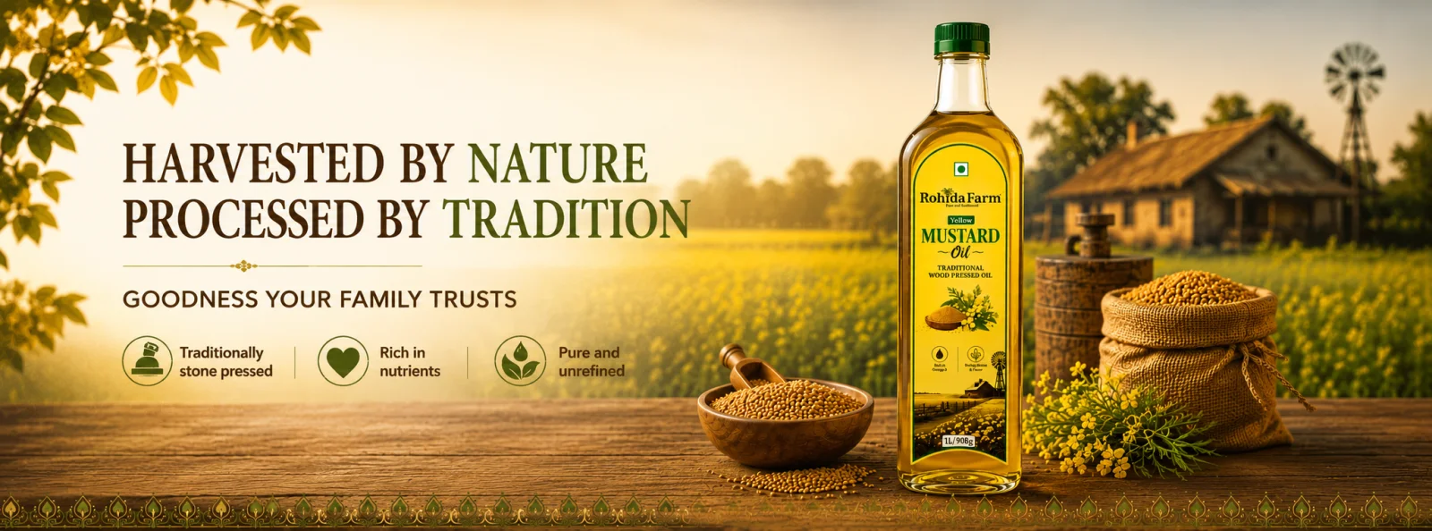 Wood Pressed Oil